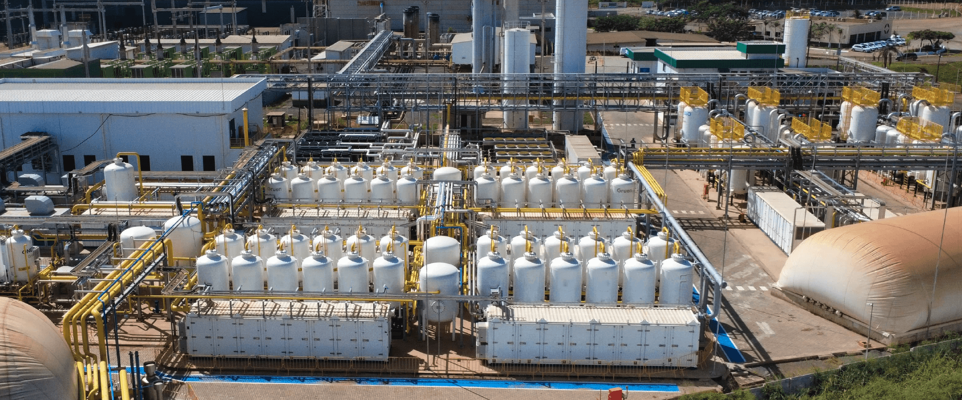 Tecnologia PSA Gruen para purificação de biogás em escala industrial.